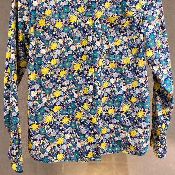 Old Navy “The Classic Shirt” Floral Print Blouse - Picture 2 of 5